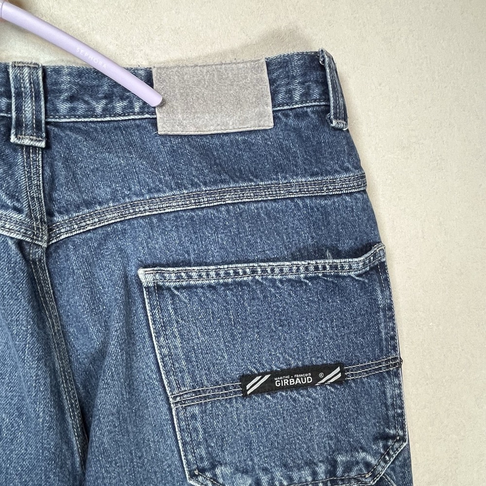 Vintage Marithe Francois Girbaud Men's Double Knee Blue Jeans Sz 34x35 Denim Y2K - Picture 10 of 10